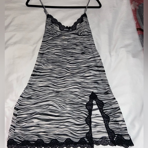 Slip dress zebra print - Picture 2 of 4